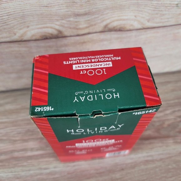 NEW Holiday 100 Count 21.9 FT Multicolor Christmas String‎ Lights Indoor/Outdoor - Picture 5 of 5